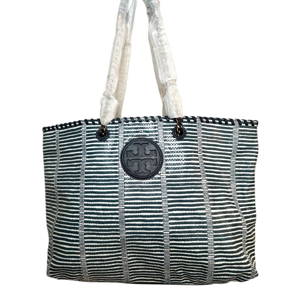 Tory Burch Tote Navy & White - Picture 4 of 16